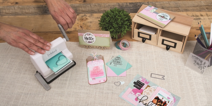 decoração - máquina de corte Sidekick Sizzix