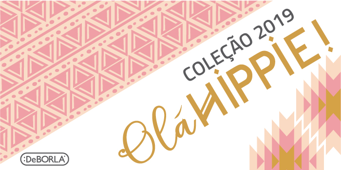 Olá Hippie é uma saudação à Paz e Amor decorativos
