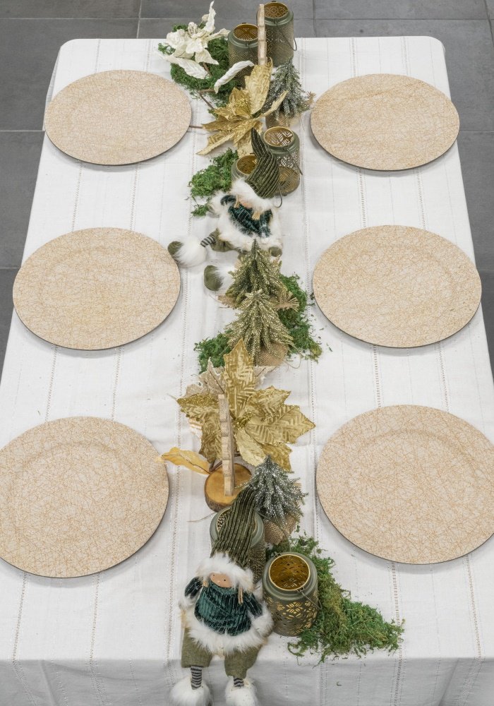mesa de Natal elegante