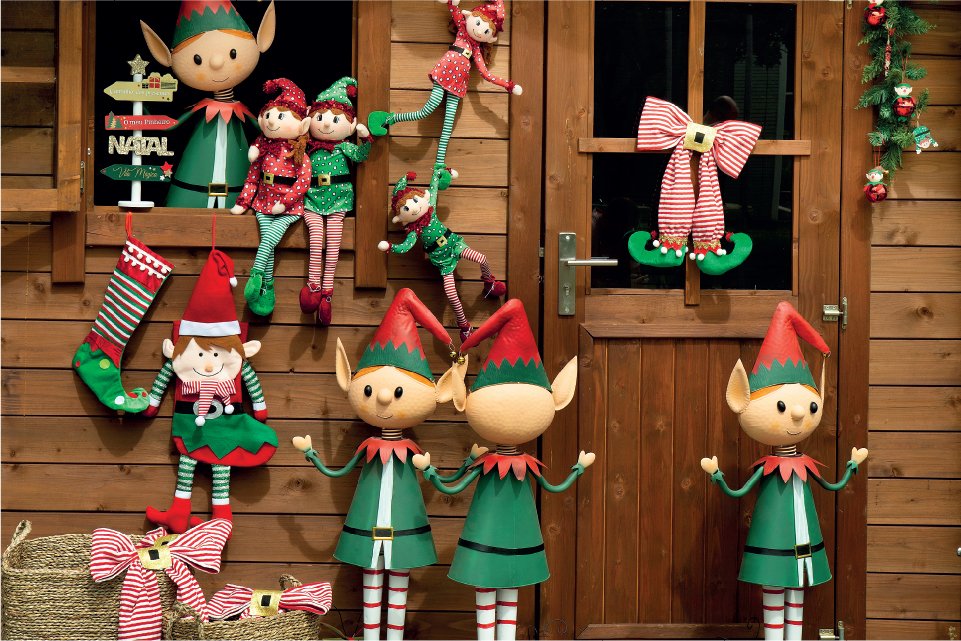decoração de natal elfos e duendes Magical Nostalgia